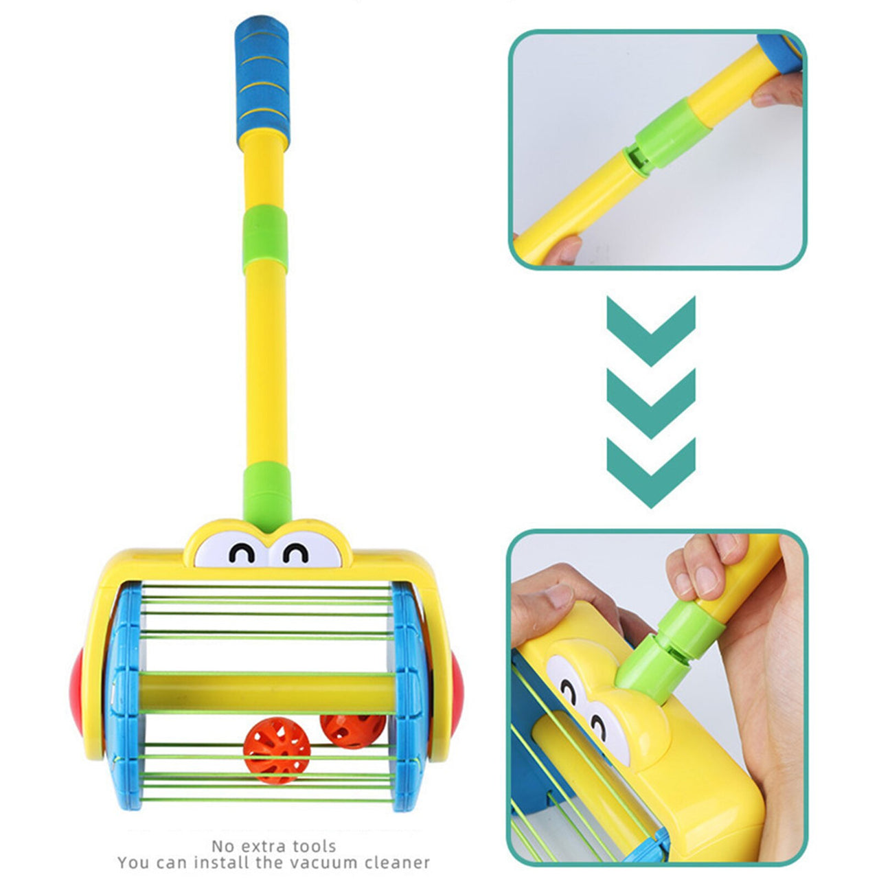 Push Cleaner Toy™ - Gør oprydningen til en fest - Støvsugersæt