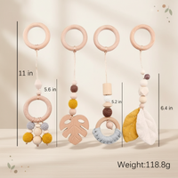 Thumbnail for Wooden Baby Rattle Toy – Sansestimulerende & sikkert – Baby Gym