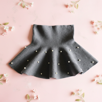 Thumbnail for Girls Knitted Skirt – Komfort & stil – Børneskørt