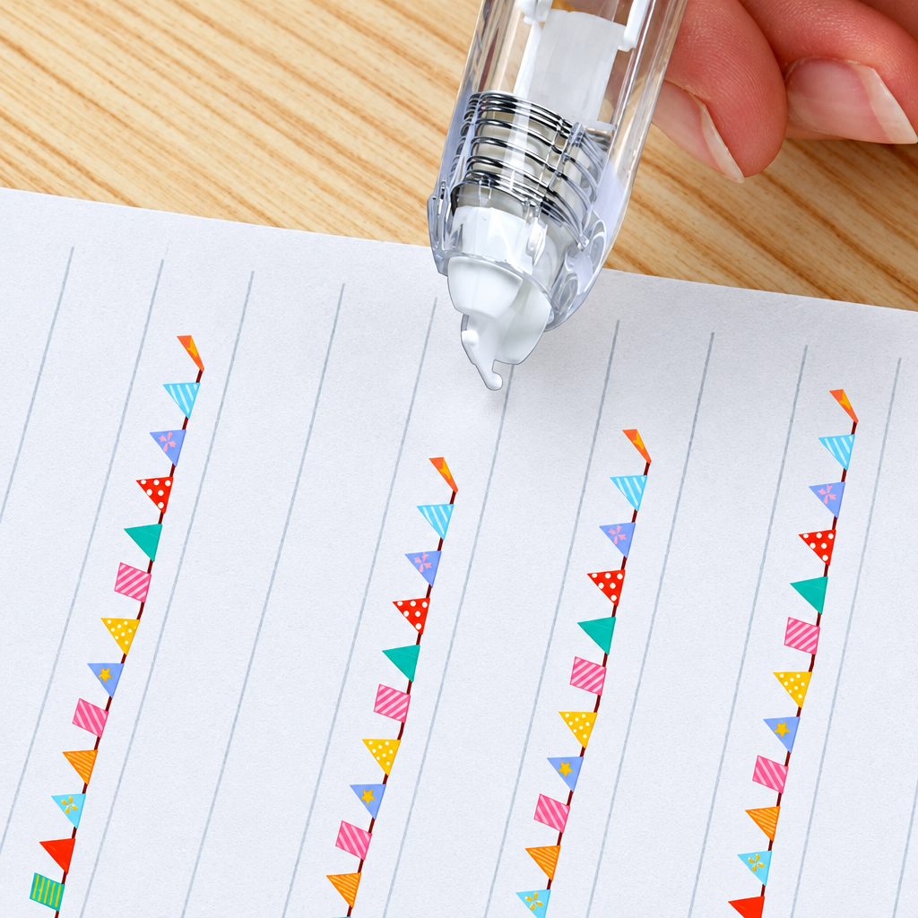 DoodleTape – Dekorativ tape-rulle til journaling og håndarbejde