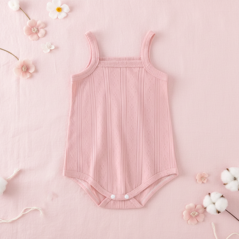 Summer Bodysuit – Let og behagelig – strikket babybody