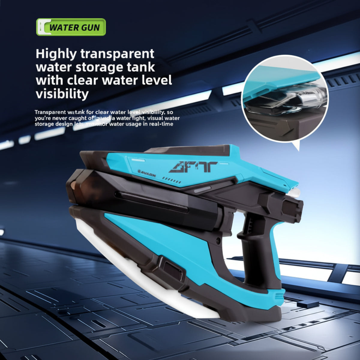 WaterStrike – Kraft & sjov – Tomahawk automatisk vandpistol