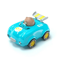 Thumbnail for Pull-Back Car™ – Lysende racersjov – Legetøjsbil