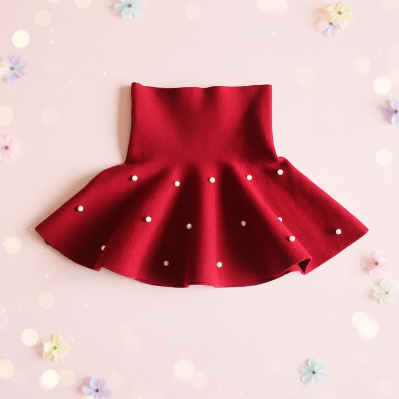Girls Knitted Skirt – Komfort & stil – Børneskørt