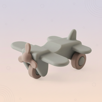 Thumbnail for Montessori Silicone Toy Car – Sikker & bidvenlig – Bidelegetøj i form af et køretøj i silikone