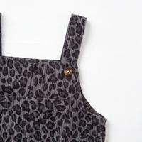Thumbnail for LeopardChic – Trendy og behagelig – Pige-overalls med leopardmønster