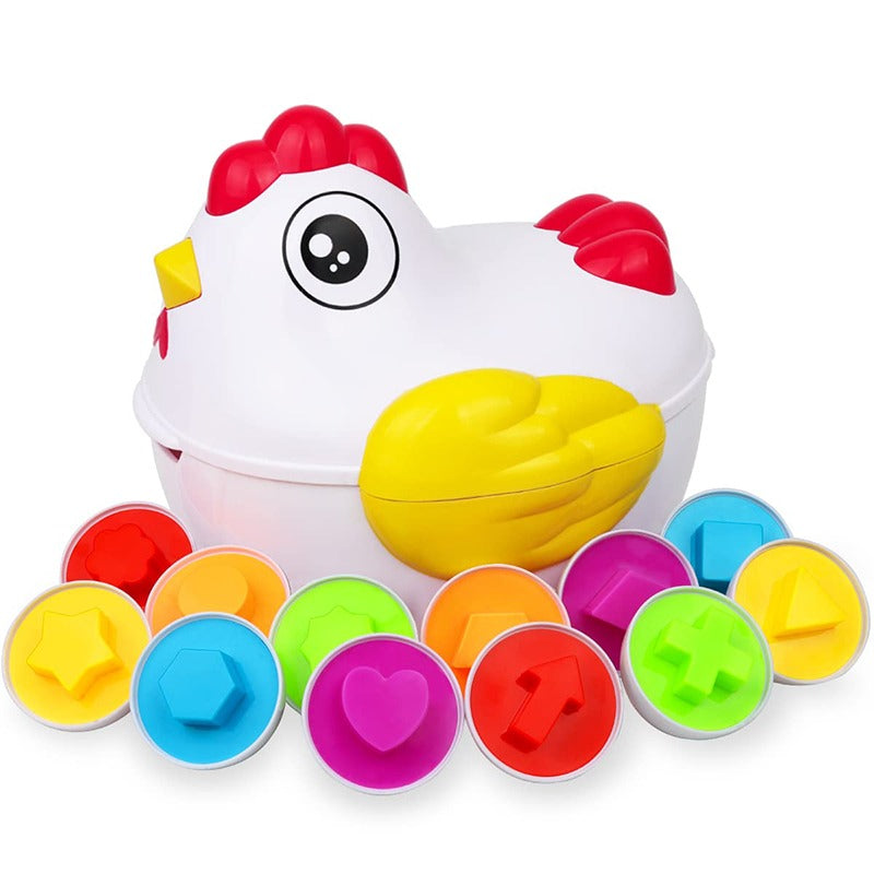 Egg Puzzle™ - Hjernespil for børn - Kreativ æggeboks