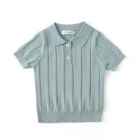 Thumbnail for MiniLuxe – Elegant og behagelig – poloshirt i strikket stof