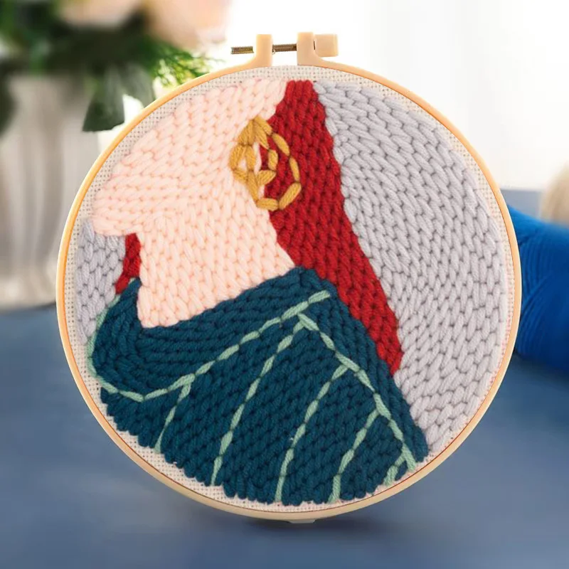 SoftLoop – Blødt & kreativt – DIY Punch Needle Hjemmedekorationssæt