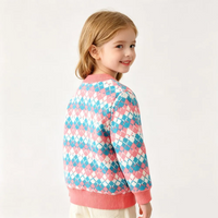 Thumbnail for CozyCardi – Blød & Varm – Strikket Cardigan med Søde Prints