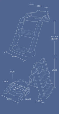 Thumbnail for Potty Training Seat™ - toilettræning for de mindste - sammenklappelig potte