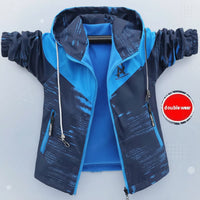 Thumbnail for Reversible Kids Jacket – Vandtæt og vindtæt – Letvægtsjakke