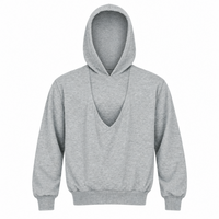 Thumbnail for CuddleDad – Komfortabel og praktisk – Herre-hoodie med lomme til babyen