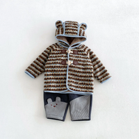 Thumbnail for LittleWarm – Hyggelig og stilfuld – Vinterfrakke med Fair Isle-mønster