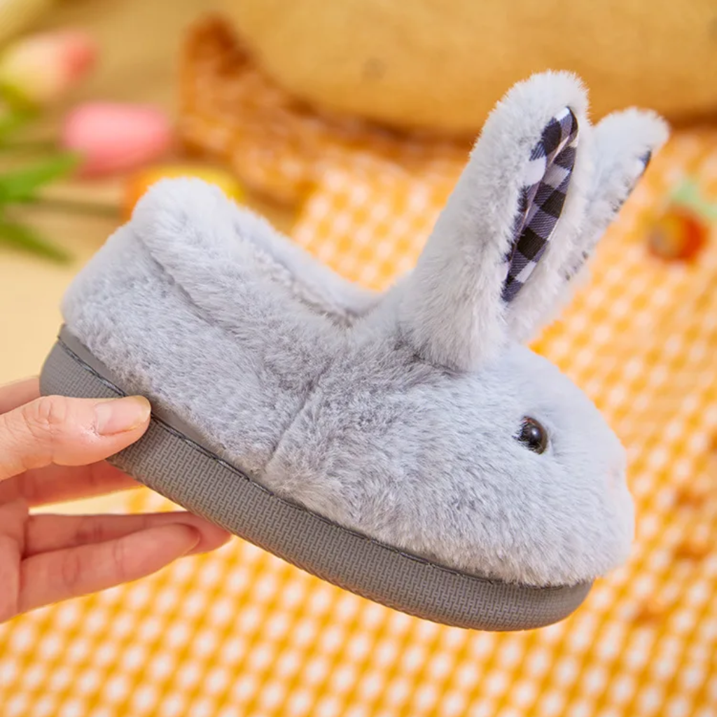 BunnyToes – Bløde & varme – Plyskaninslippers