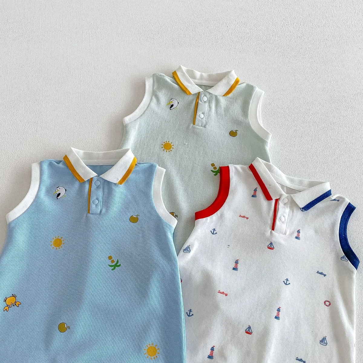 SunnyBaby – Behagelig og sød – Polo-body til babyer