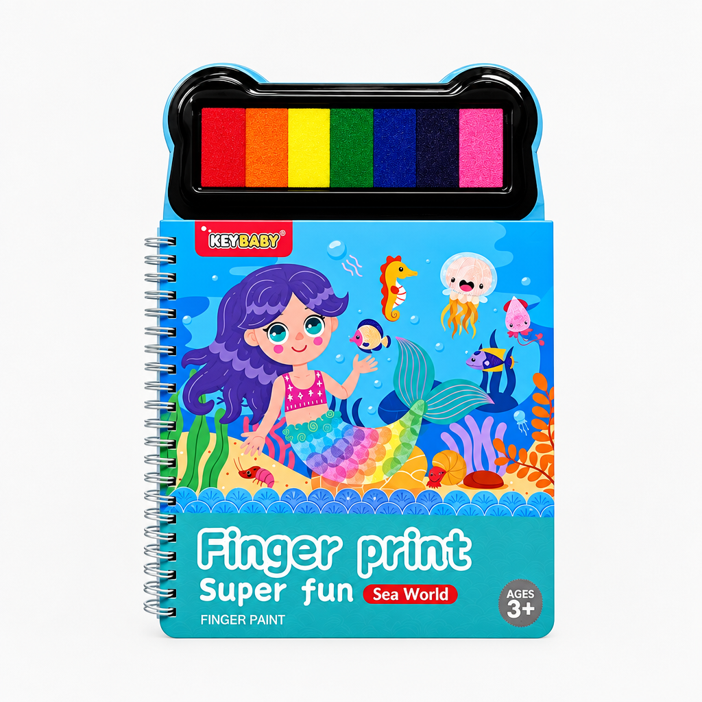 FingerArt – Kreativt & farverigt – Bog om fingermaling til børn