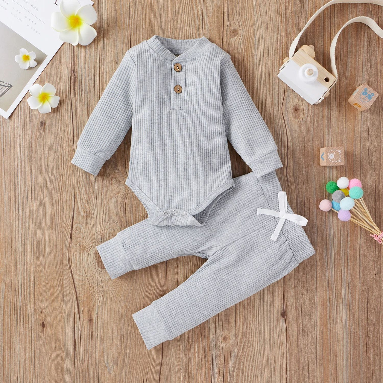 Mini Fashion™ – Komfortabelt sæt med babykjoler