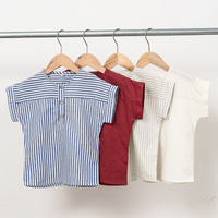 Thumbnail for LittleClassic – Elegant og behagelig – Linnedskjorte til drenge med knapdetaljer