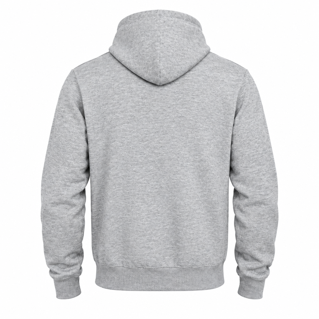 CuddleDad – Komfortabel og praktisk – Herre-hoodie med lomme til babyen