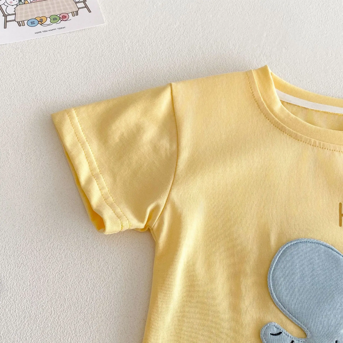 LittlePatch – Tegneserie & Sjov  – Børnet-shirt med tegneserie-patches