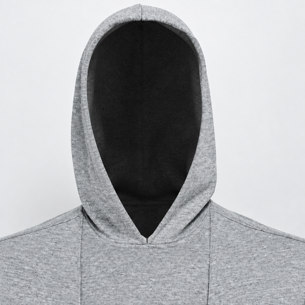 CuddleDad – Komfortabel og praktisk – Herre-hoodie med lomme til babyen