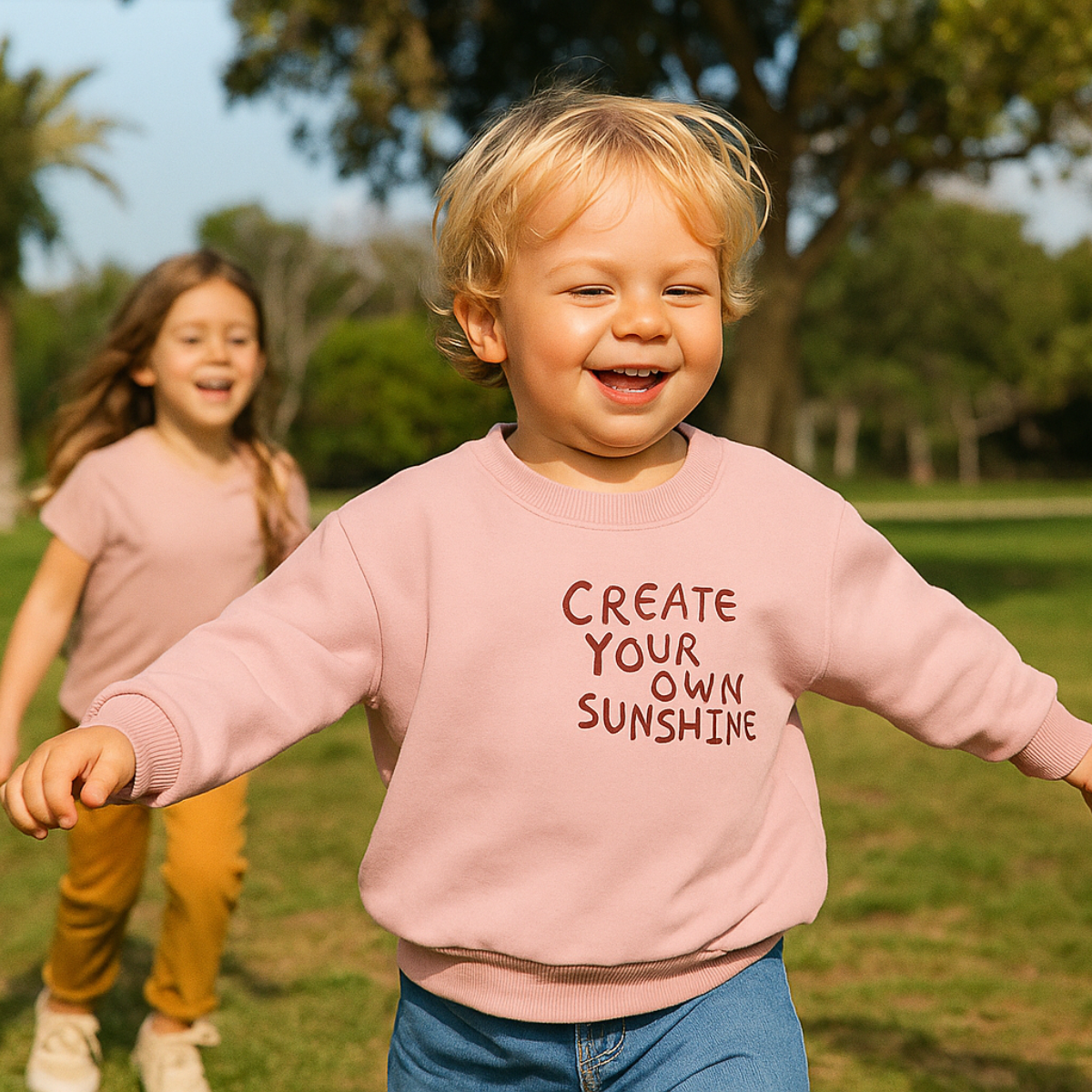 Mini Fashion™ - "Skab dit eget solskin" - Sweater