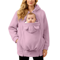 Thumbnail for MamaNest – Varm og praktisk – 2-i-1-bærejakke til mor og baby