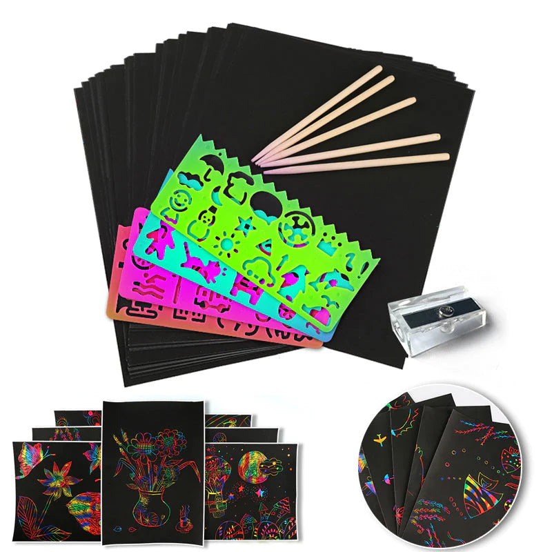 ColorBurst™ - Kreativ med farver - Skrabepapir