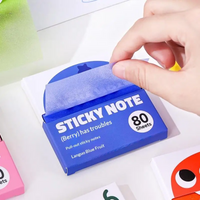 Thumbnail for MemoBuddy – Farverig & Funktionel – Gennemsigtige Sticky Notes