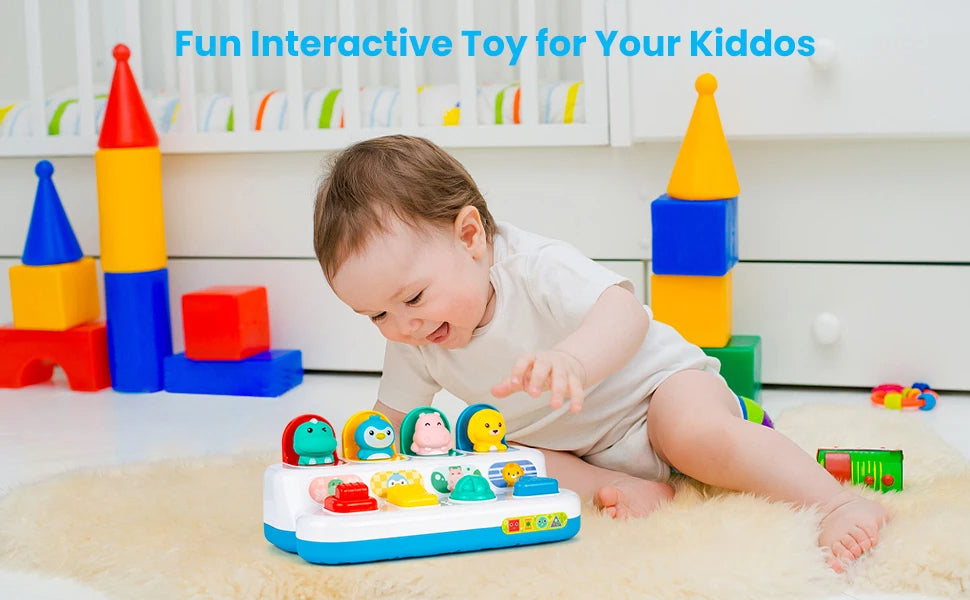Baby Button Toy™ - sjov med at trykke - Babylegetøj – Min lille Mus