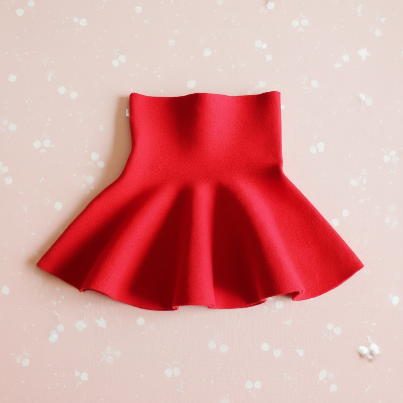 Girls Knitted Skirt – Komfort & stil – Børneskørt