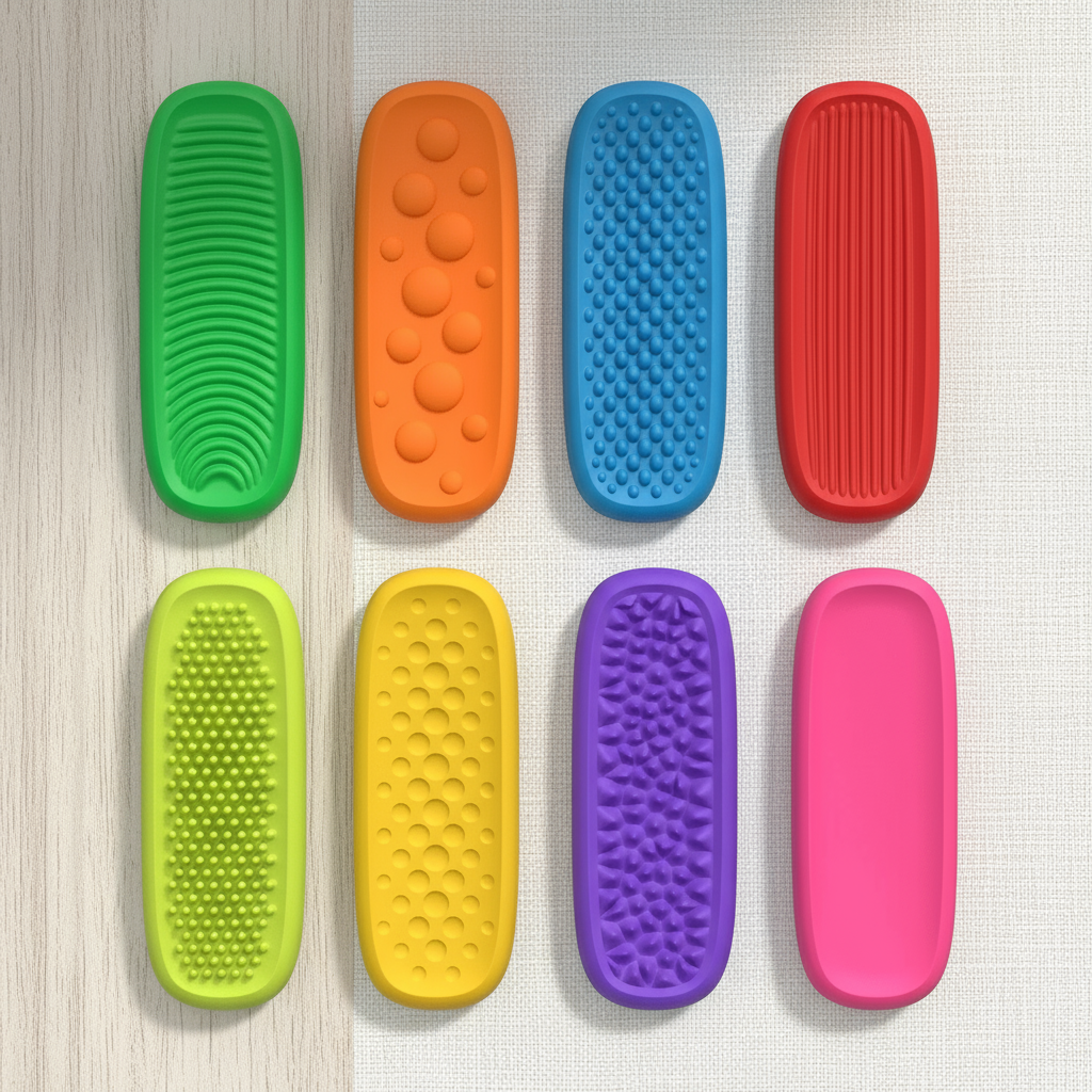 FidgiLine – Beroligende og fleksibel – Sensorisk afslapningsstrimmel