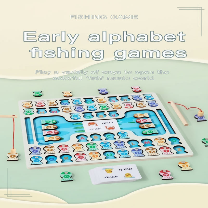 EduFish – Magnetisk & pædagogisk – ABC-lærespill