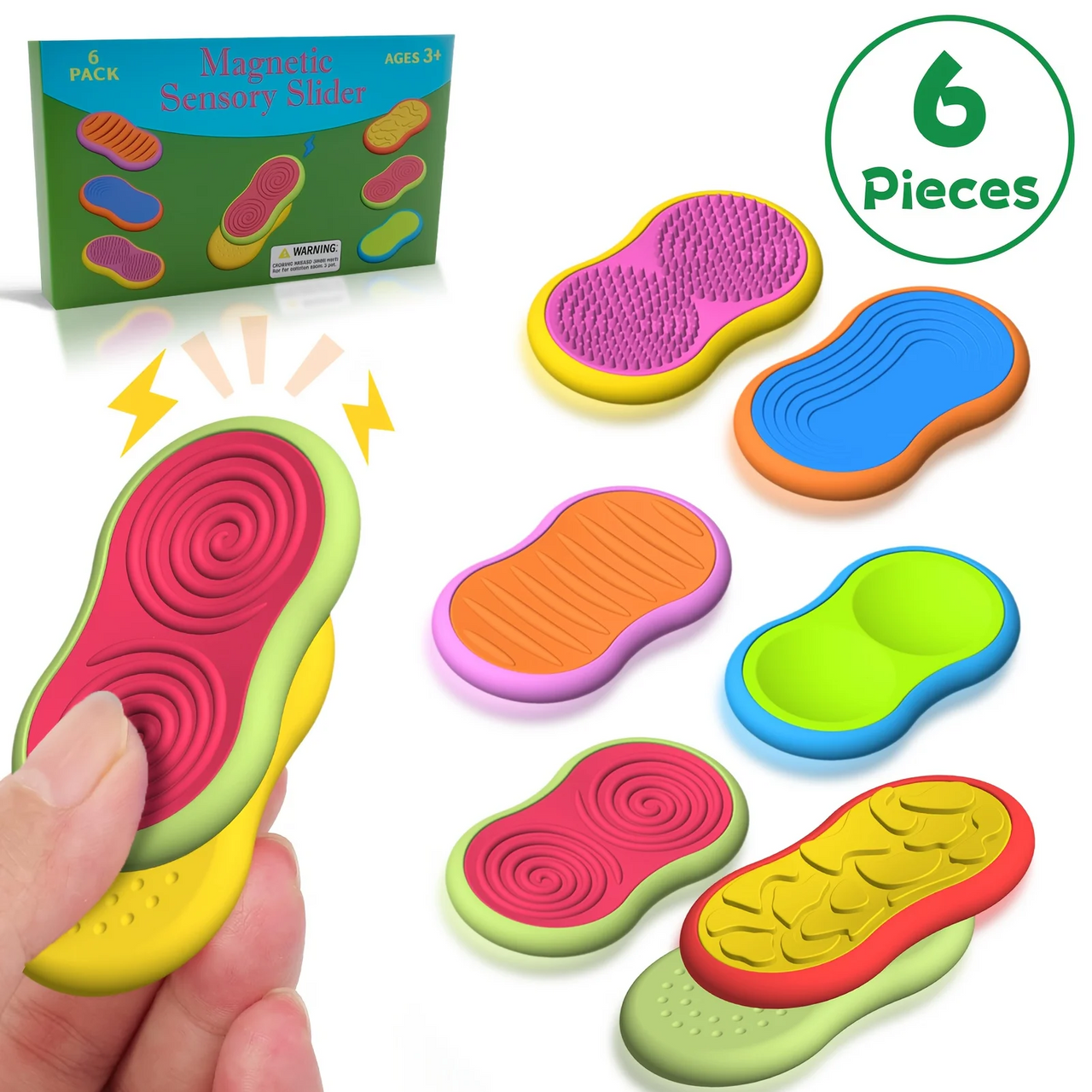SensorySlide – Beroligende & interaktivt – magnetisk fidget-legetøj