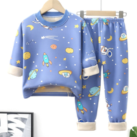 Thumbnail for Mini Fashion™ - Tegneserie-fleece-pyjamas til børn