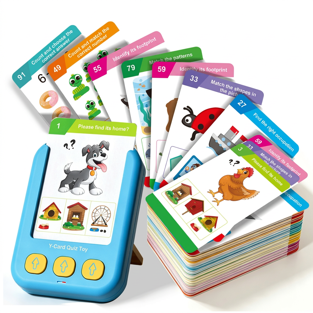 TalkyCards – Interaktivt og lærerigt – Talende flashcards til børn