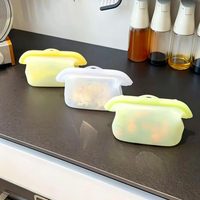 Thumbnail for MealSaver – Praktisk og genanvendelig – Opbevaringspose af silikone til mad