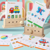 BrainyKids – Logisk & sjovt – pædagogisk kortspil af træ