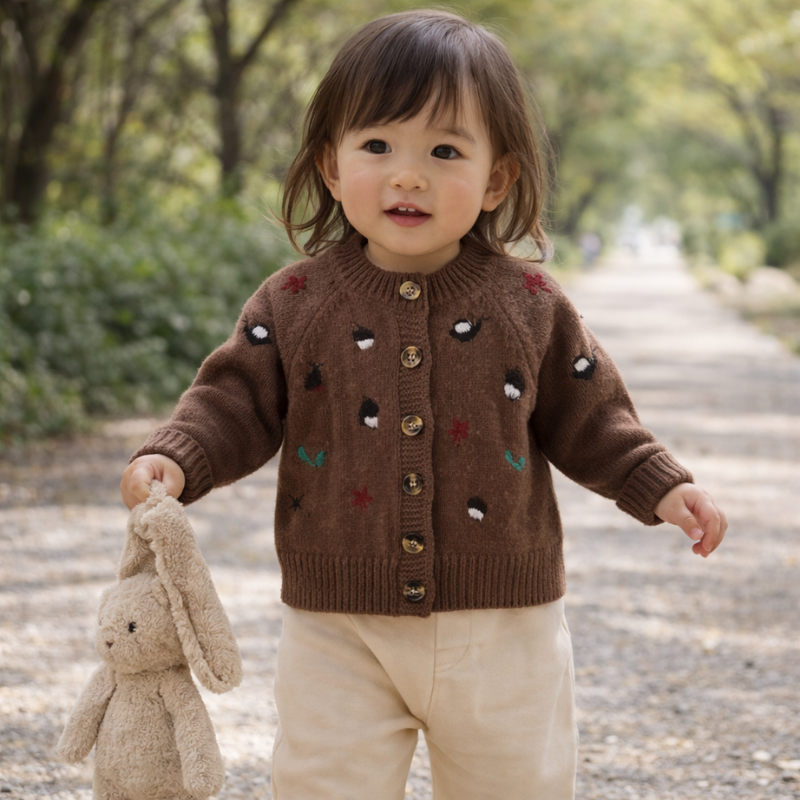 Mini Fashion™ - Varmt og Behageligt Materiale - Sweater