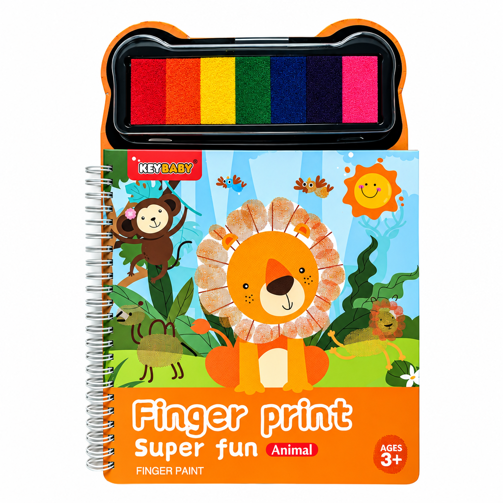FingerArt – Kreativt & farverigt – Bog om fingermaling til børn