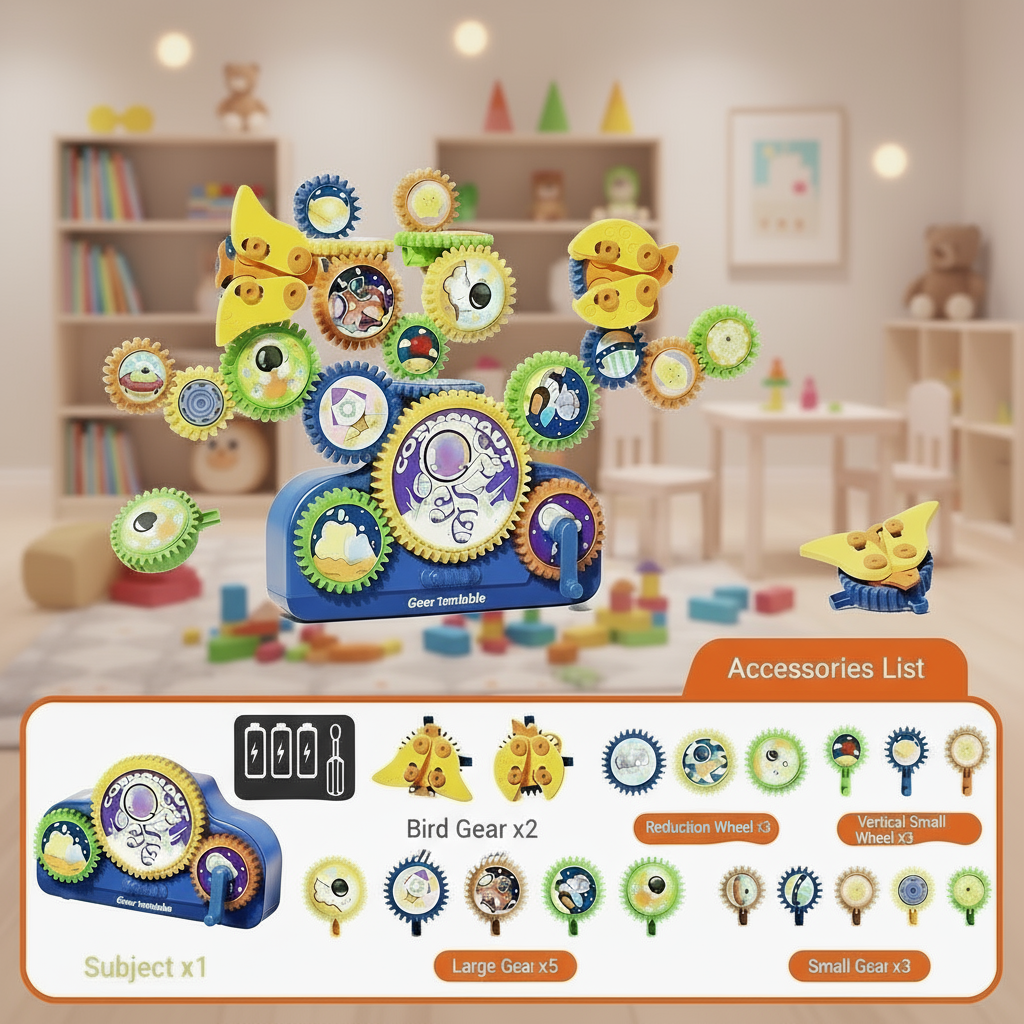 SmartGears – Lærerigt og sjovt – 3D elektrisk tandhjulssæt