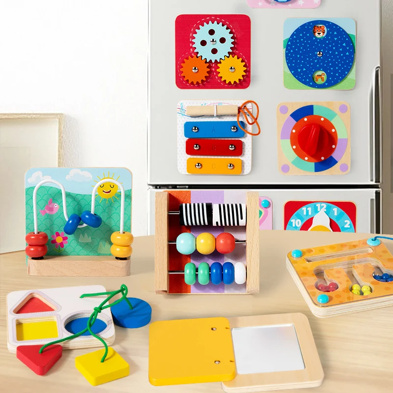 TinySkills – Kreativt & lærerigt – Montessori magnetisk aktivitetsbræt