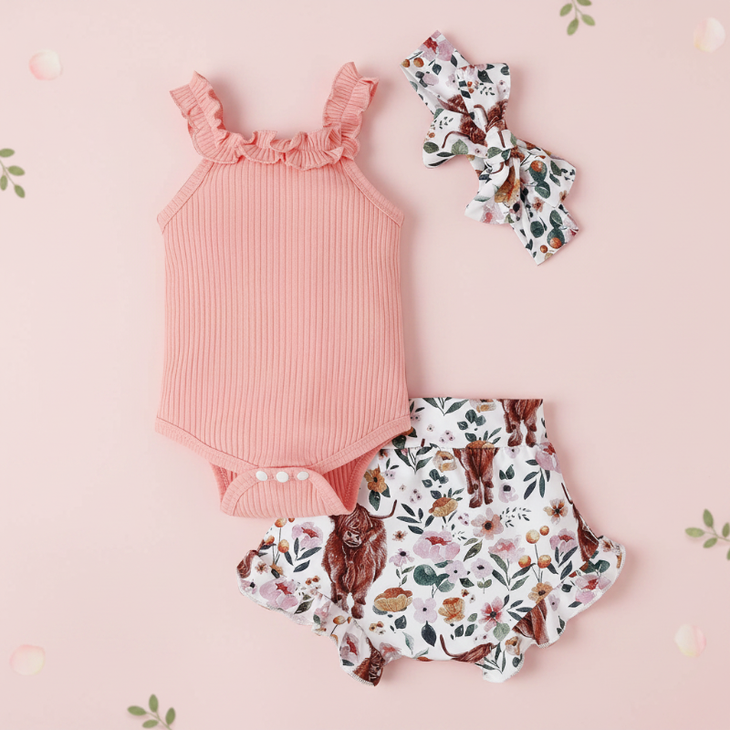 Baby Girl Summer Outfit – Sødt & luftigt – babytøjssæt