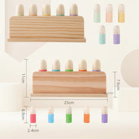 Thumbnail for Color Spring – Legende & Udviklende – Sensoriske trælegetøj til babyer