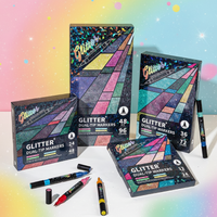 Thumbnail for ArtShine – Farverigt & sprudlende – Sæt med dobbeltsidede glitter- og lysende tuschpenne