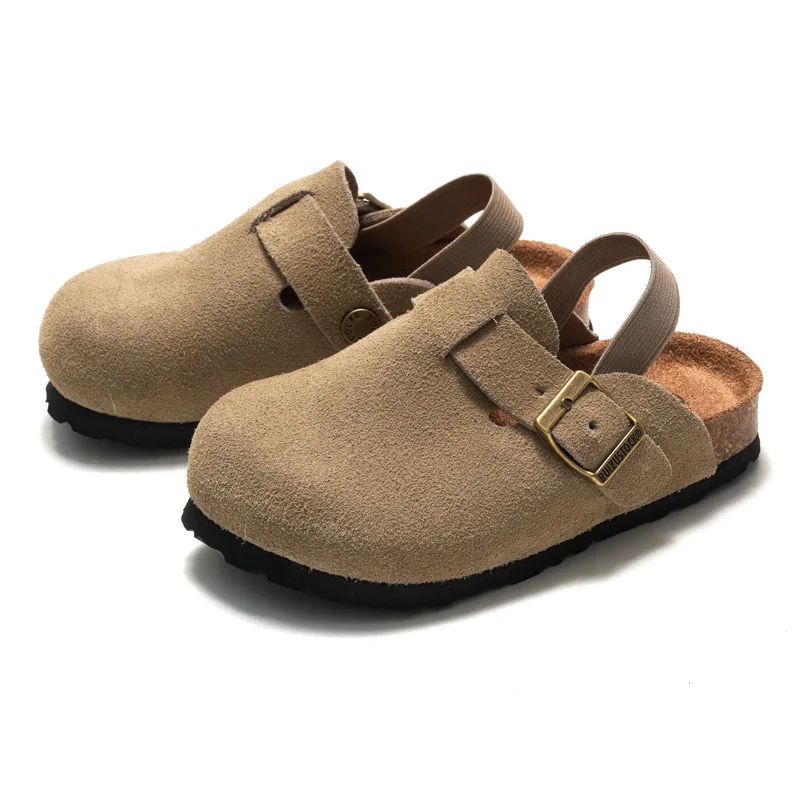 LittleWalk – Komfortable & trendy – sandaler i ruskind