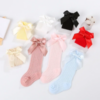 Thumbnail for LittleCharm – Bløde og stilfulde – knæstrømper til piger med sløjfe