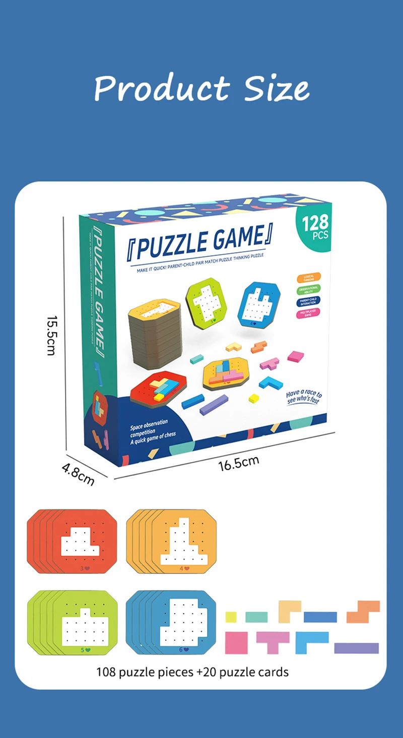 Logic Blocks™ – Farve og kreativitet – Geometriske puslespil