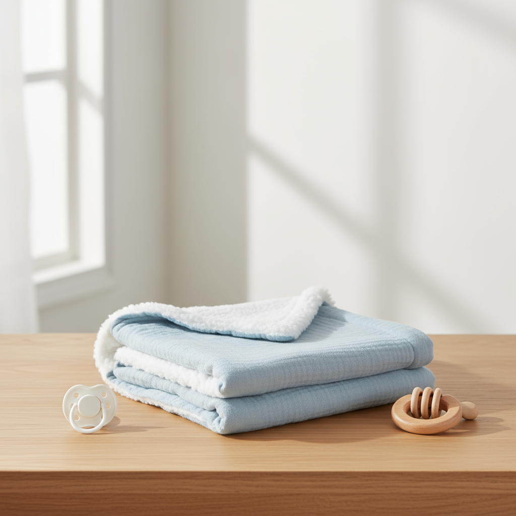 SnuggleBear – Premium tyk og blød baby-tæppe